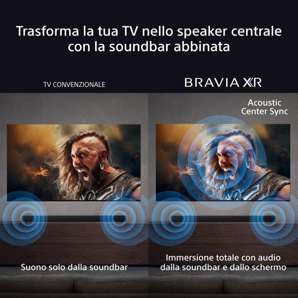 Immagine del prodotto SONY - SMART TV BRAVIA XR QD-OLED 4K 55" K55XR8M25BP.CEI-Nero