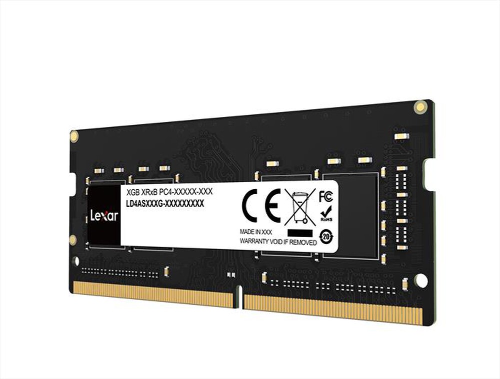 "LEXAR - Memoria per desktop 16GB DDR4 260 PIN-Black"