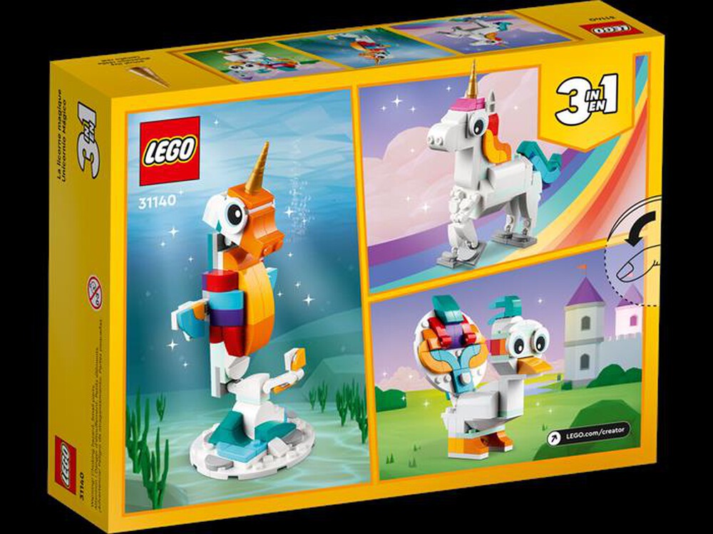 "LEGO - CREATOR 3IN1 Unicorno magico - 31140"