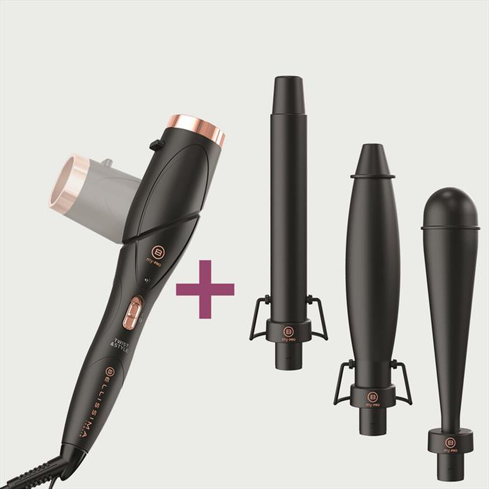"IMETEC - STYLER BELLISSIMA TWIST & STYLE KIT 11888-Nero"