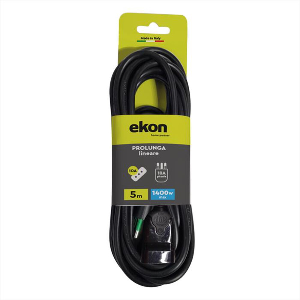 Immagine del prodotto EKON - Prolunga lineare 5m 10A-Nero