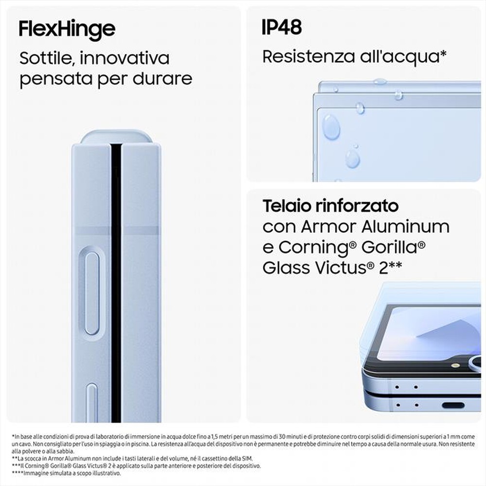 Immagine del prodotto SAMSUNG - Galaxy Z Flip6 12+256GB-Mint