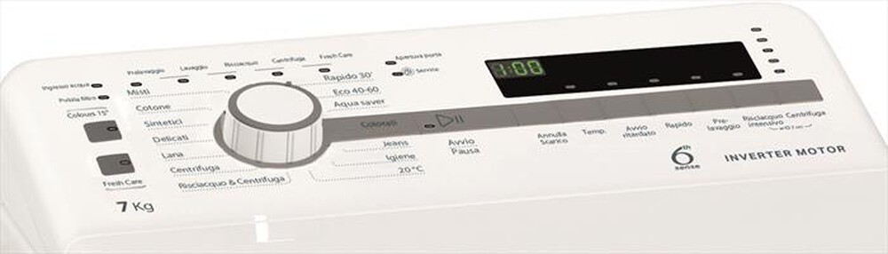"WHIRLPOOL - Lavatrice TDLR 7221BS IT/N 7 Kg Classe E"