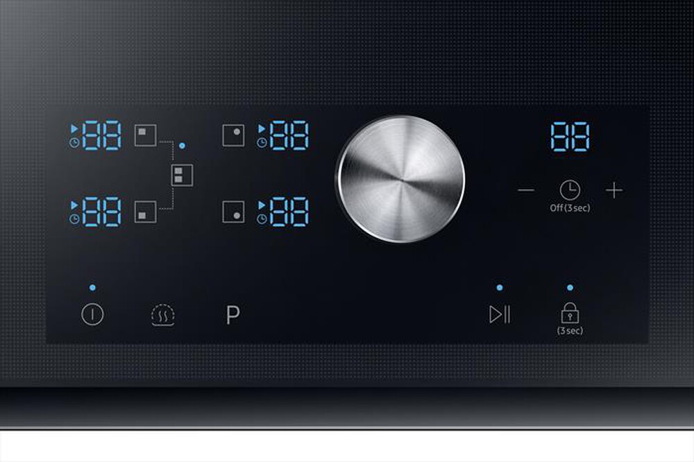 "SAMSUNG - Piano cottura induzione NZ84T9770EK/ET 80 cm-Vetro Ceramica Nero"