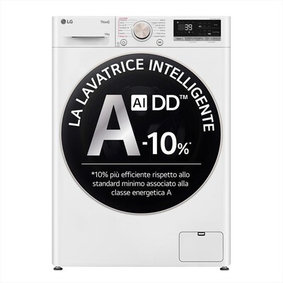LG - Lavatrice AI DD R7 F4R7010TSWG 10kg Classe A-Bianco