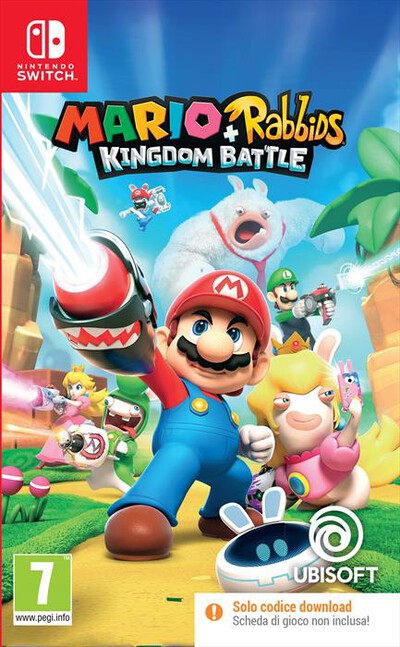 UBISOFT - MARIO + RABBIDS KINGDOM BATTLE CODE IN BOX ITA SWI