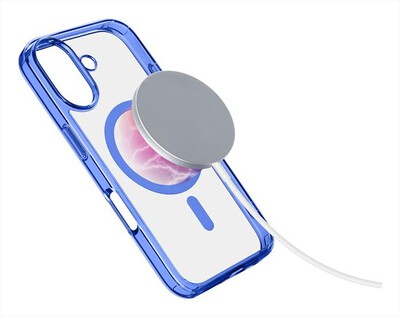 CELLULARLINE - Cover case ICONIC MAG per iPhone 16-Blue