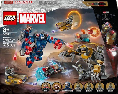LEGO - 76322 AVENGERS: ENDGAME THOR CONTRO CHITAURI-,