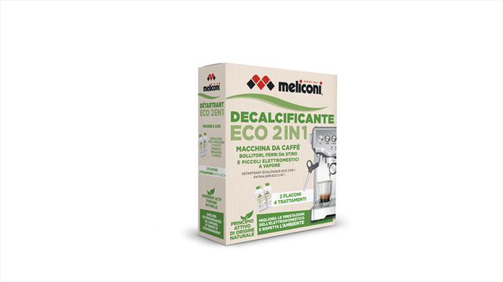"MELICONI - DECALCIFICANTE ECO 2 IN 1-Astuccio contenente 2 flaconi"