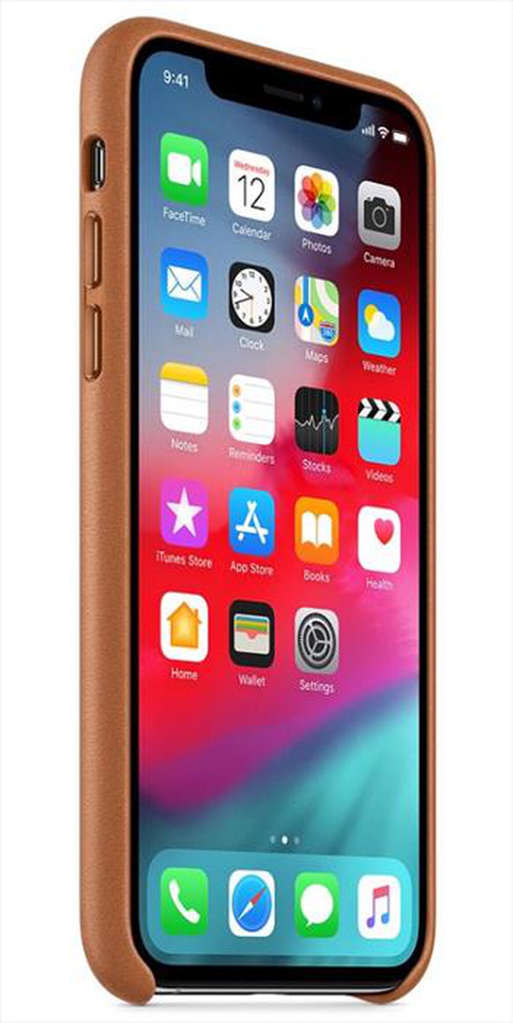 "APPLE - Custodia in pelle per iPhone XS MAX-Cuoio"
