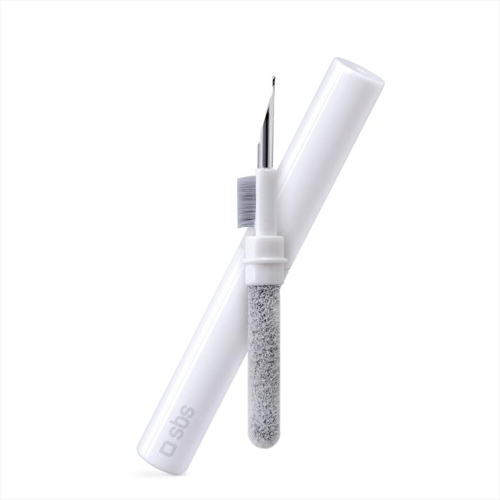 "SBS - Kit di pulizia 3 in 1 per auricolari TEEARCLEANSET-Bianco"