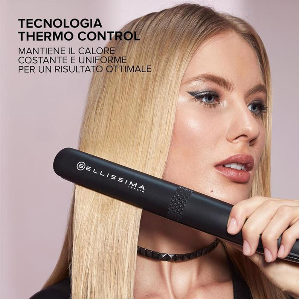 "BELLISSIMA IMETEC - PIASTRA PER CAPELLI CREATIVITY-Nero, Rosa"