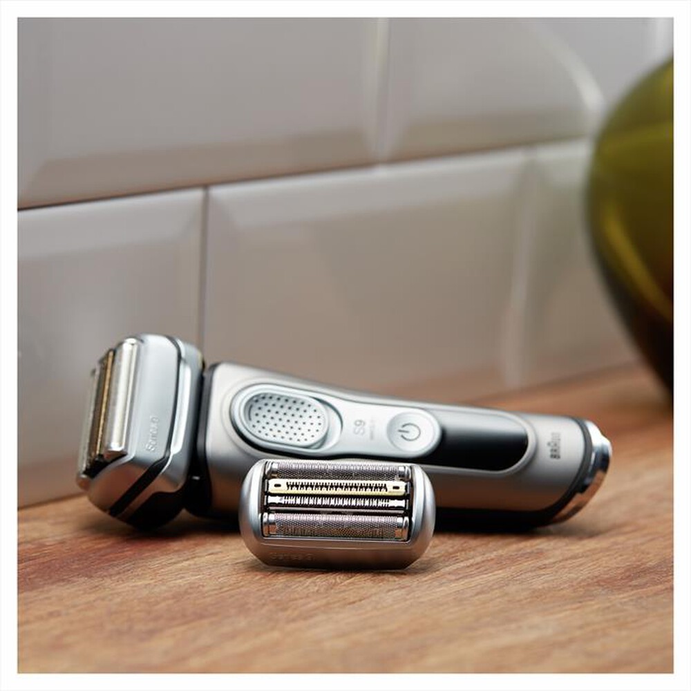 "BRAUN - Testina di ricambio per rasoio SERIES 9 92M-ARGENTO"
