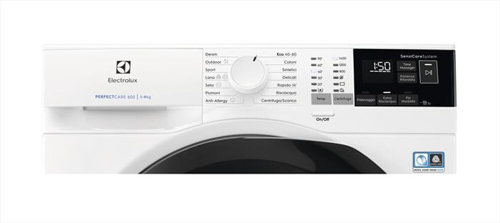Immagine del prodotto ELECTROLUX - Lavatrice EW6FA494 9 Kg Classe A-Bianco/oblò nero
