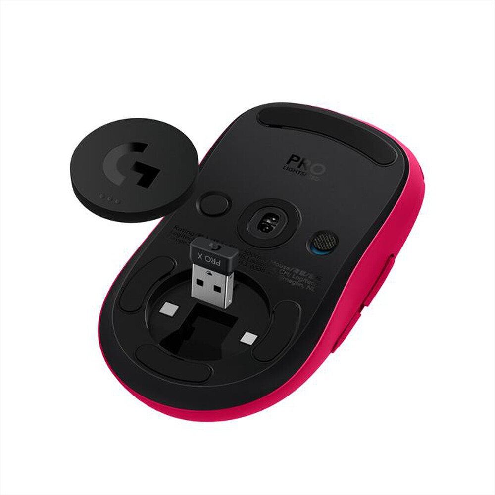 "LOGITECH - Mouse gaming wireless PRO 2 LIGHTSPEED-Rosa"