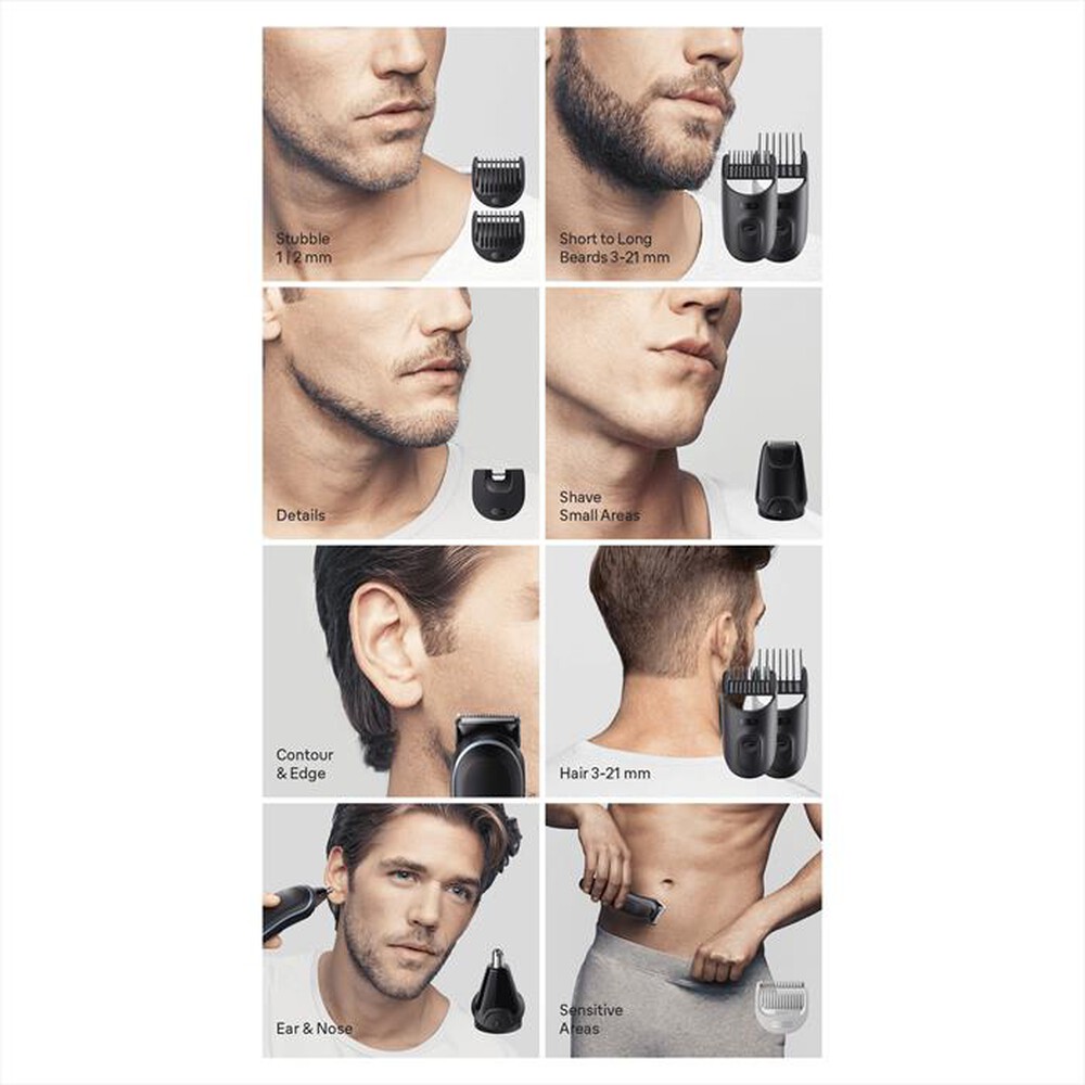 "BRAUN - Regolabarba SERIES 5 MGK5411-Black / Nordic Blue"