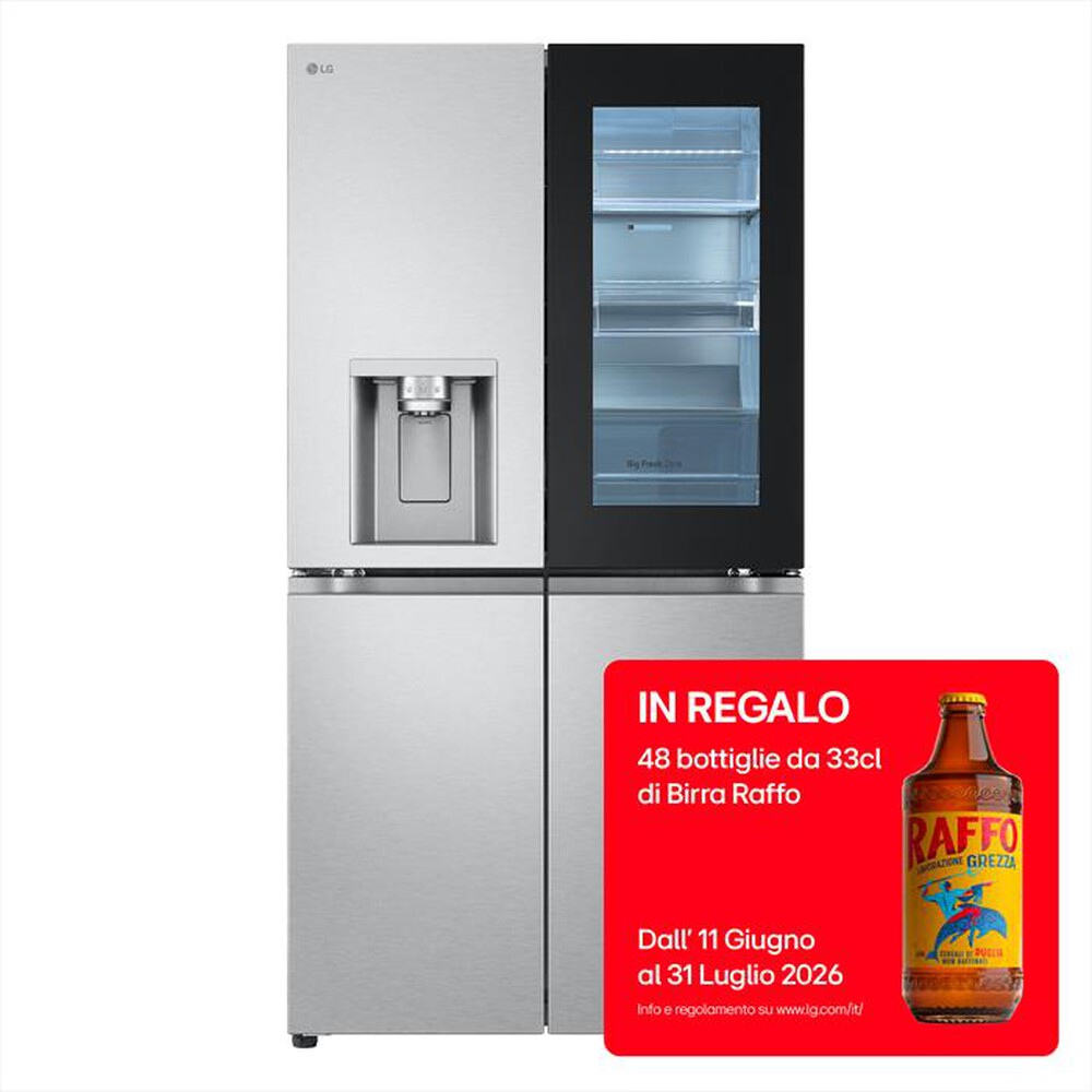 Immagine del prodotto LG - Frigorifero 4 porte GMG960MBJE Classe E 638L-Argento