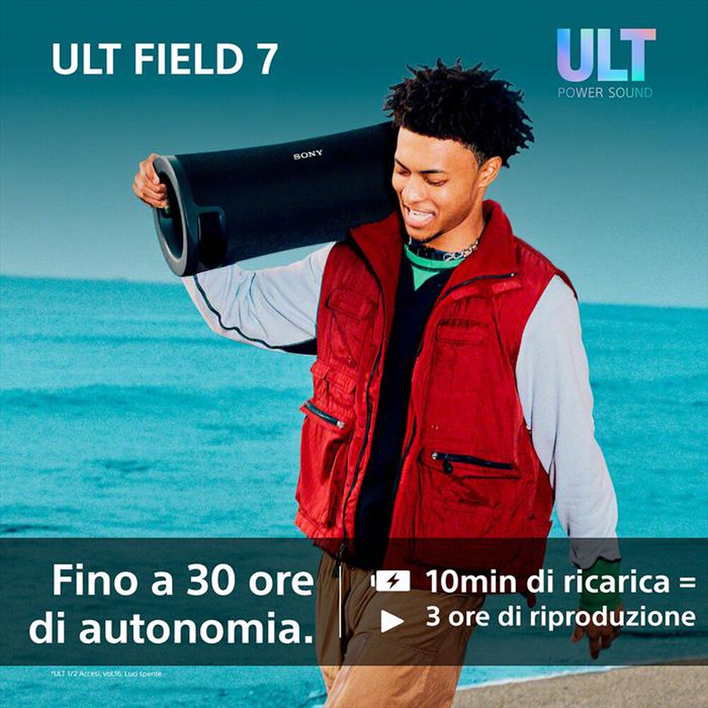 Immagine del prodotto SONY - Speaker portatile wireless SRSULT70B.EU8-nero