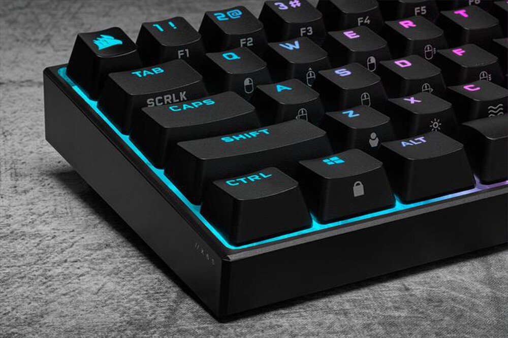 "CORSAIR - Tastiera K65 RGB MINI-Nero"