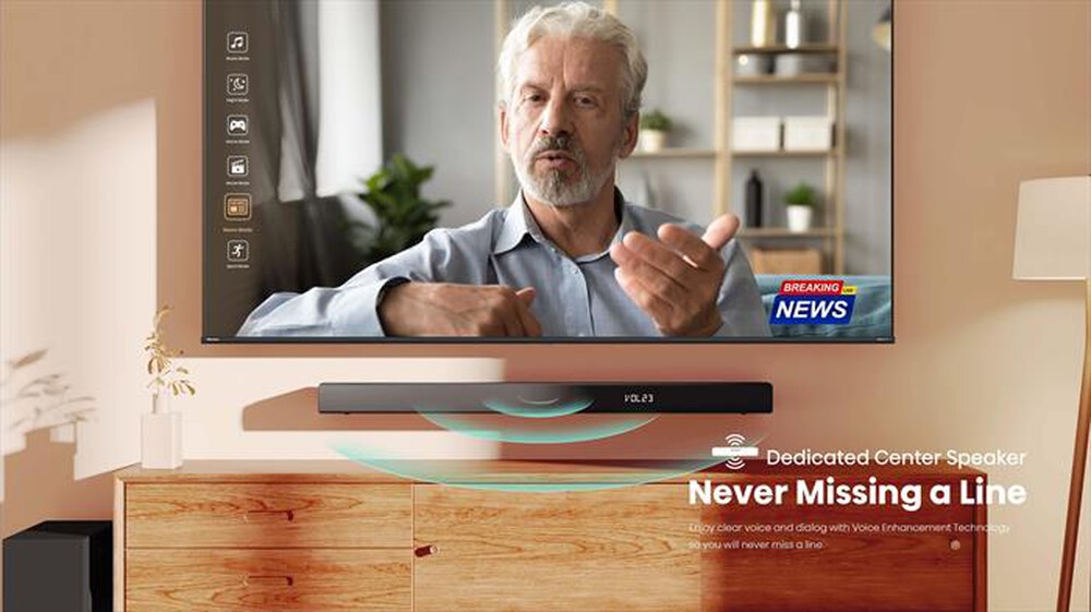 Immagine del prodotto HISENSE - Soundbar 3.1 HS3100-NERO