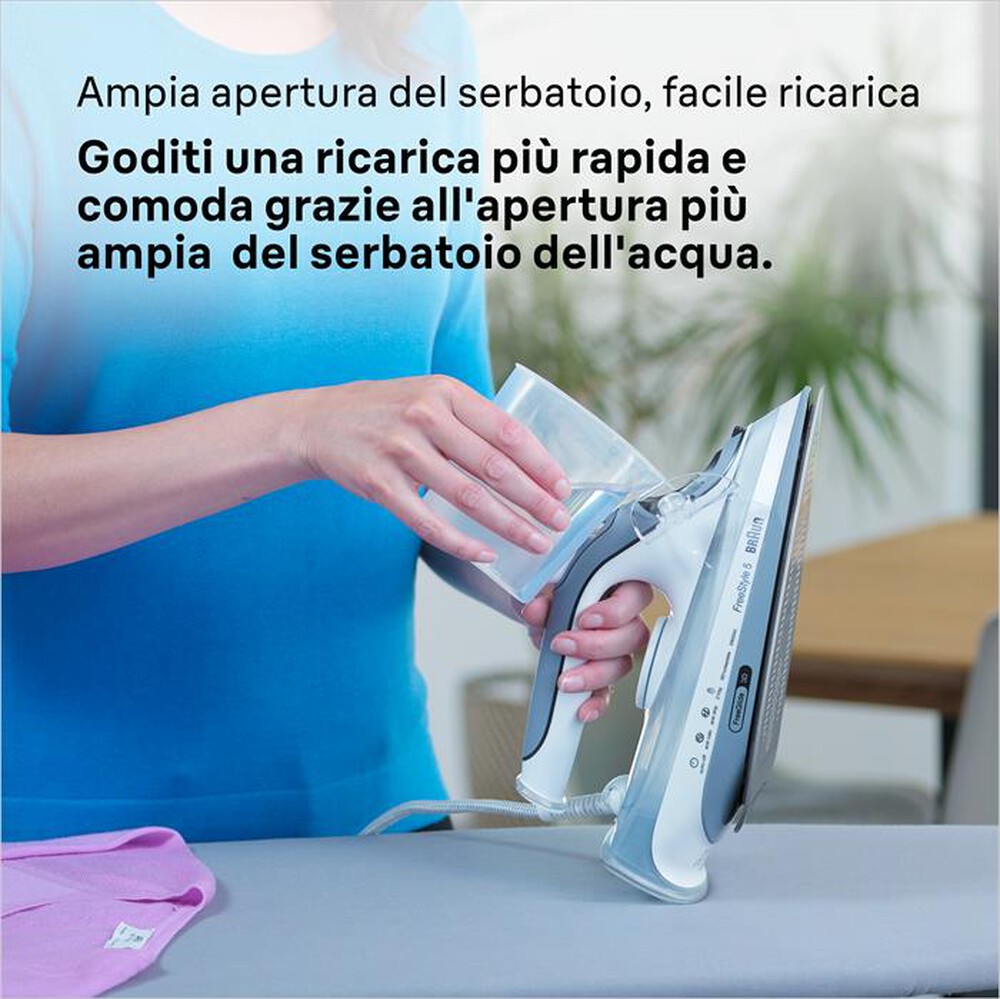 Immagine del prodotto BRAUN - Ferro da stiro a vapore TEXSTYLE 5 SI5078GY-Grigio