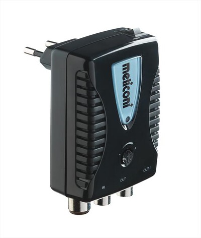 MELICONI - AMP-20 - Amplificatore d'antenna digitale xInterni-Nero