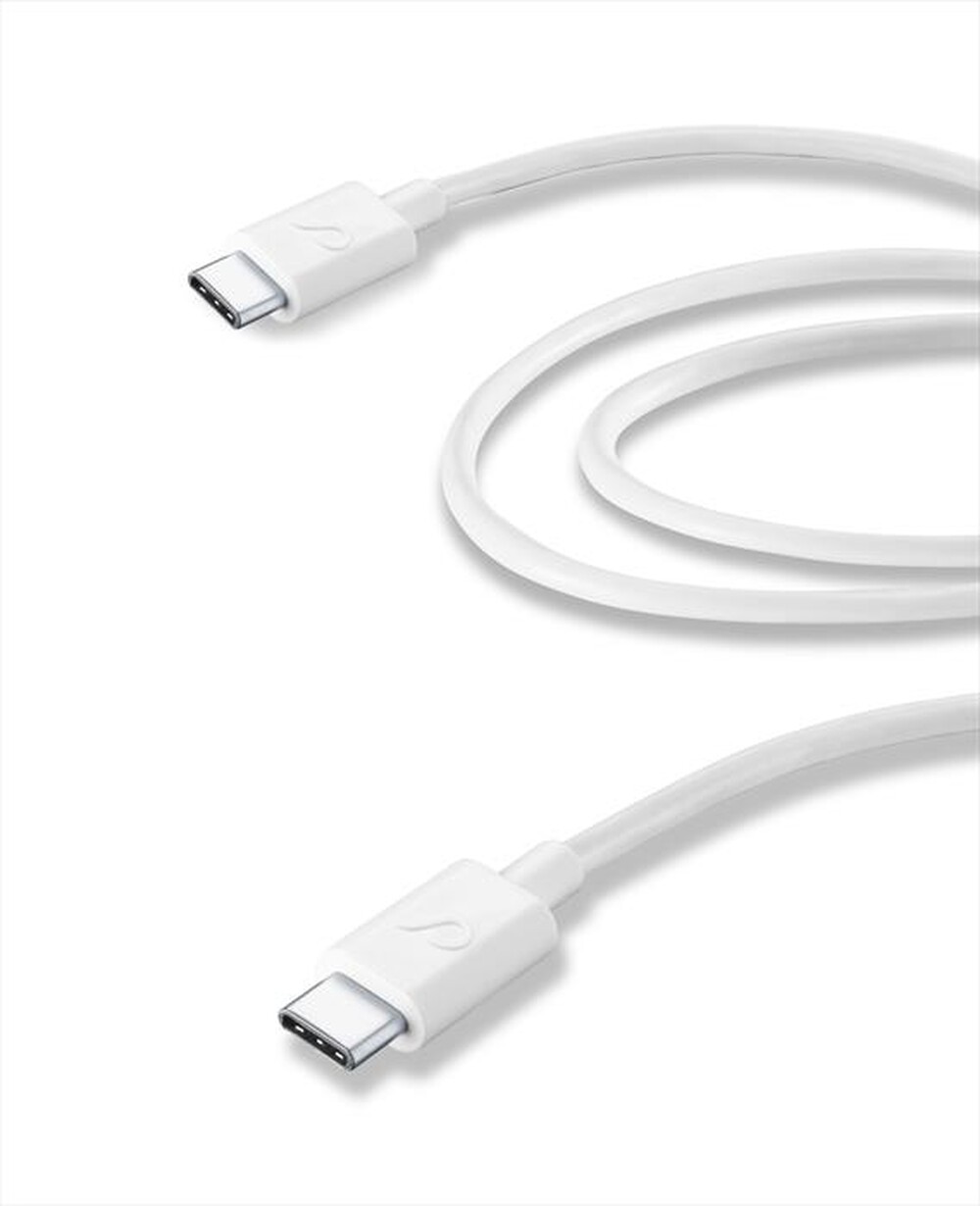 Immagine del prodotto CELLULARLINE - USBDATACUSBC2C2MW Cavo Dati-USB-C TO USB-C-2 MT-Bianco
