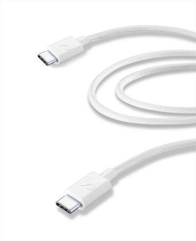 CELLULARLINE - USBDATACUSBC2C2MW Cavo Dati-USB-C TO USB-C-2 MT-Bianco