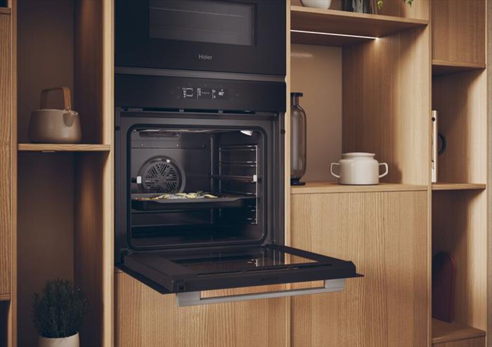"HAIER - Forno elettrico incasso H6 ID25G3YTX Classe A-Black,Stainless steel"