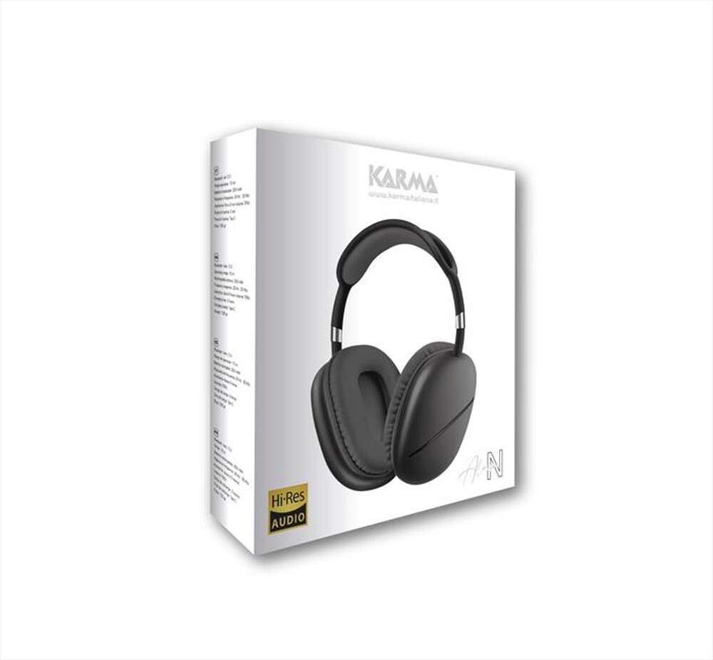 "KARMA - Cuffia bluetooth ALAM N-Nero"