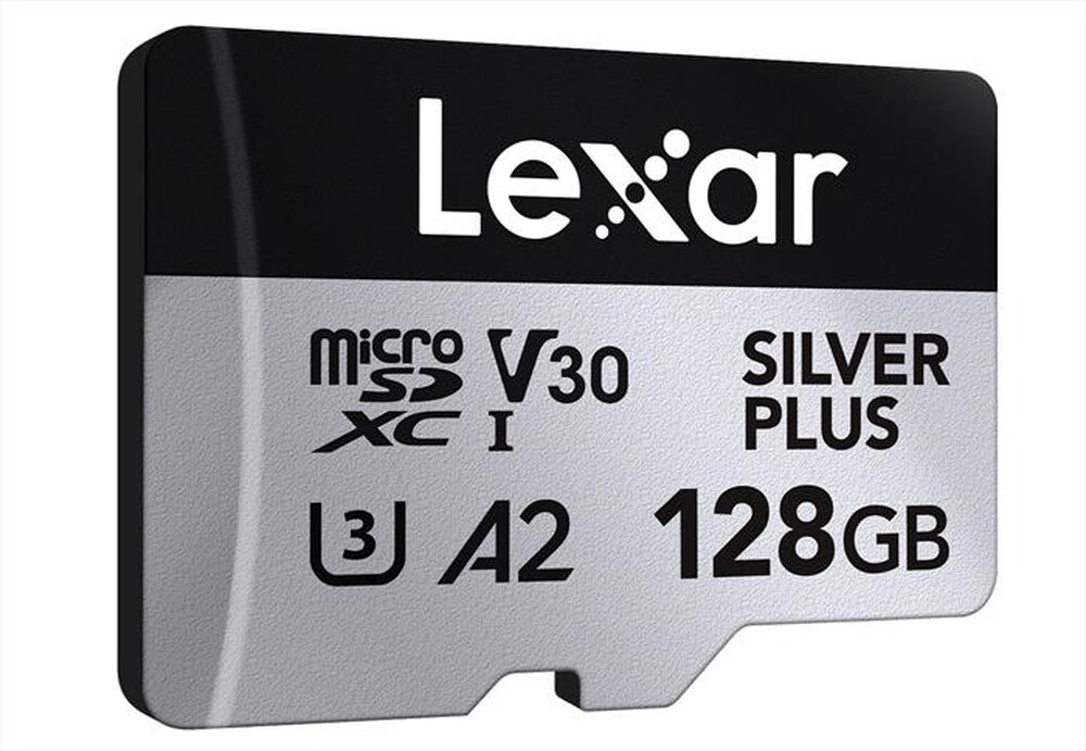 "LEXAR - 128GB MICROSDXC PLUS A2 V30-Silver"