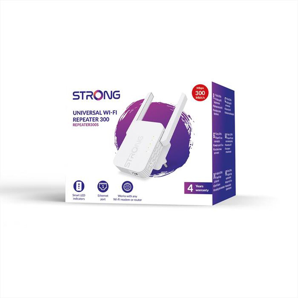 Immagine del prodotto STRONG - Range extender REPEATER300S-BIANCO