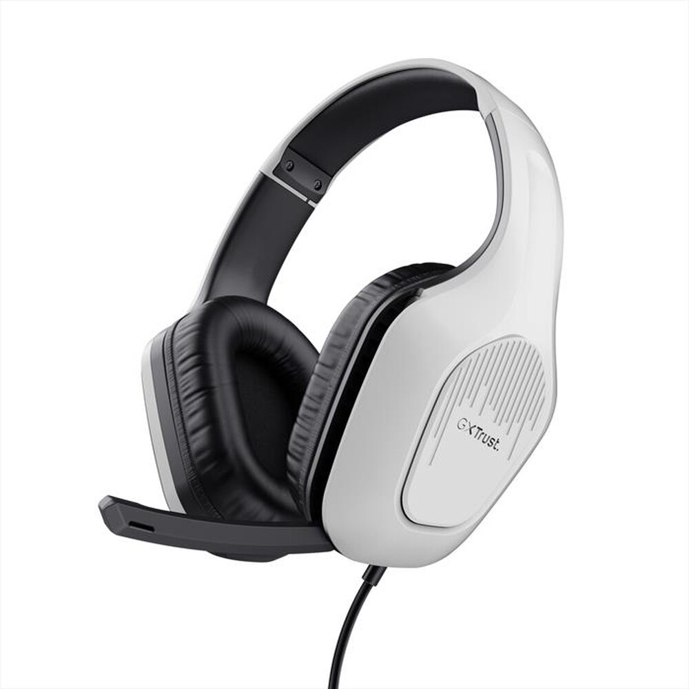 "TRUST - Cuffia gaming GXT415PS ZIROX HEADSET PS5-White/Black"