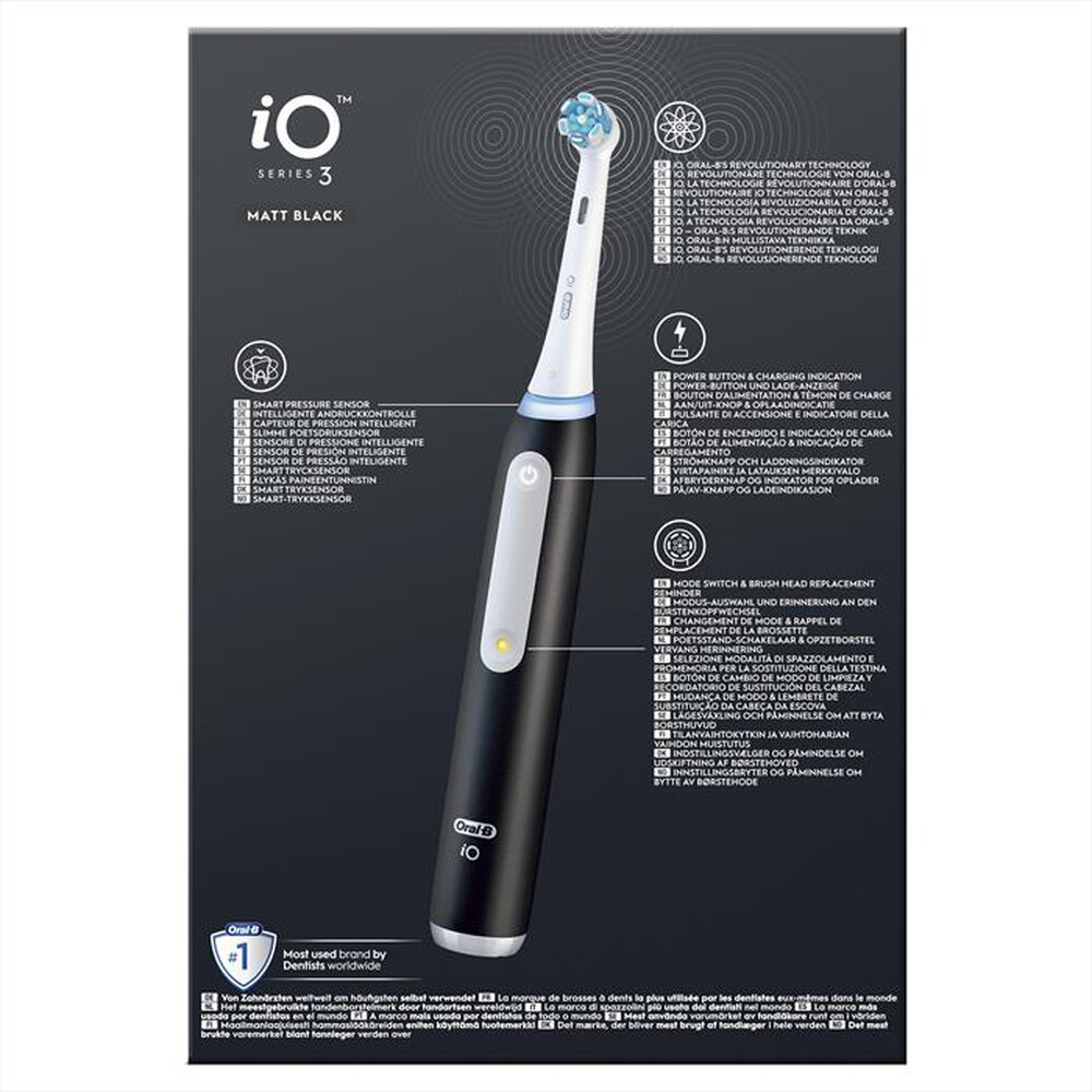"ORAL-B - Spazzolino elettrico IO 3-Nero"