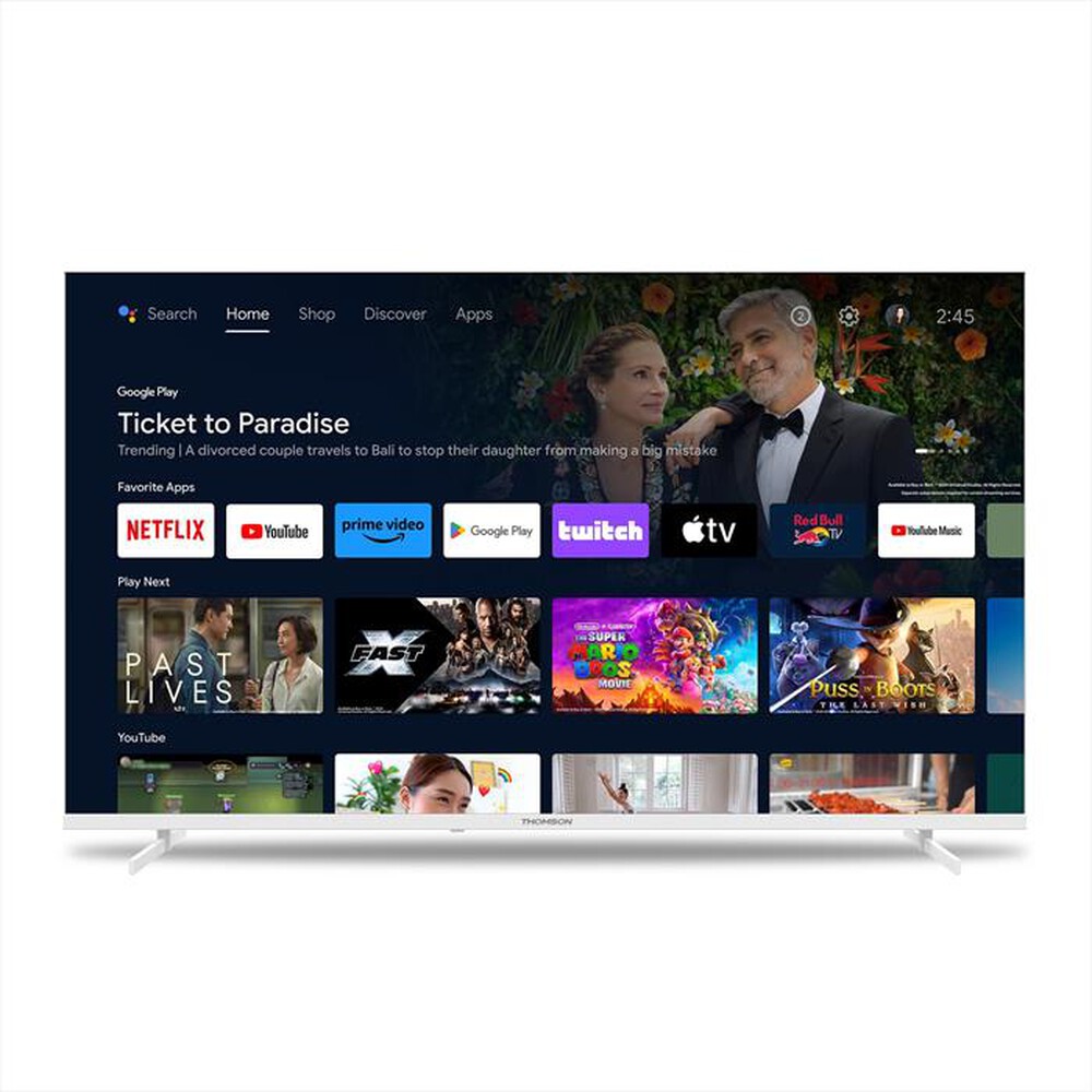 "THOMSON - Smart TV LED UHD 4K 55\" 55UA5S13W-Bianco"