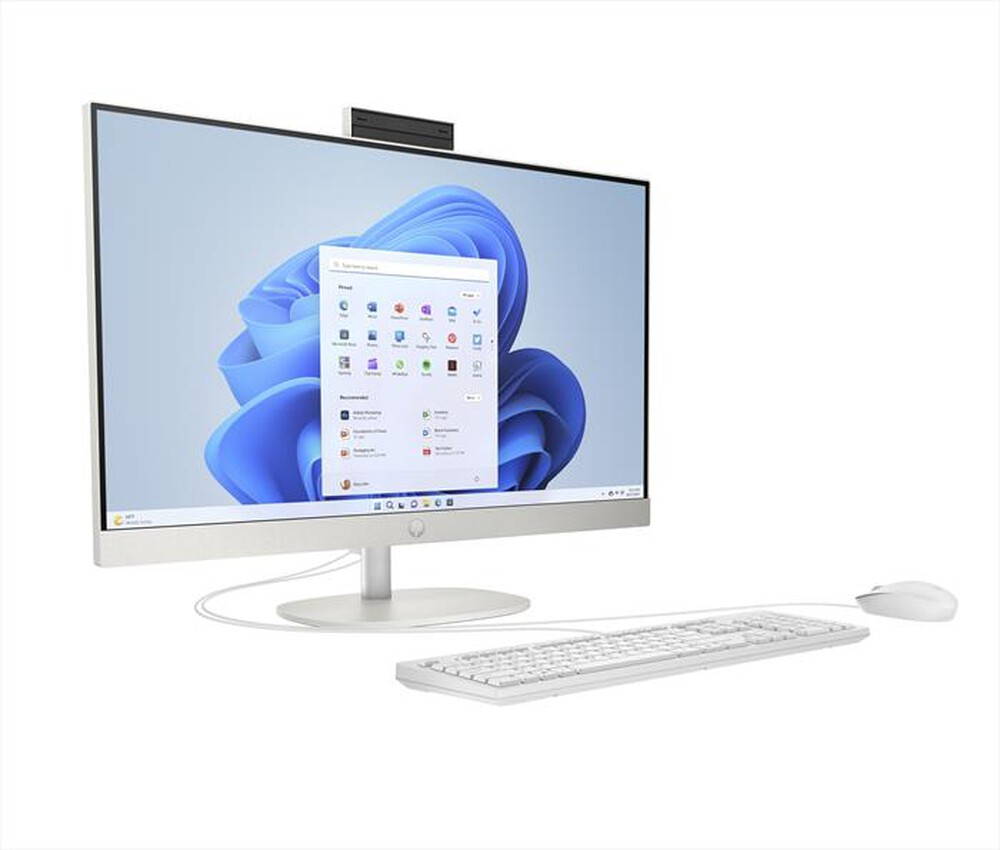 "HP - Desktop ALL-IN-ONE 27-CR1000NL-Shell White"