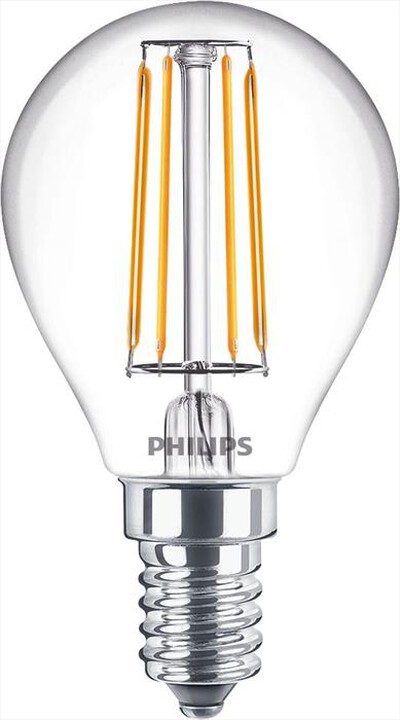 PHILIPS - LED OLIVA E SFERA 4,3 W 40 W E14 LUCE BIANCA CALDA