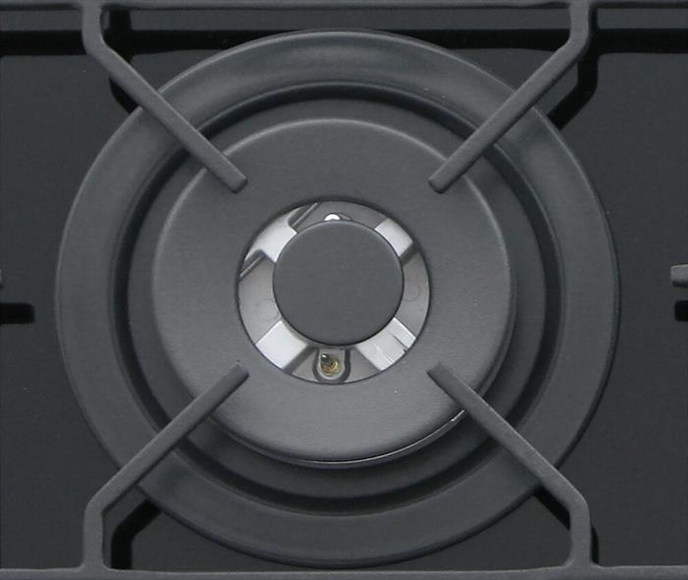 "GLEM GAS - Piano cottura a gas GV755XBK 5 fuochi 70cm-Nero Lucido"