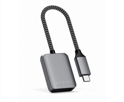 SATECHI - ADATTATORE USB-C PD AUDIO-grigio