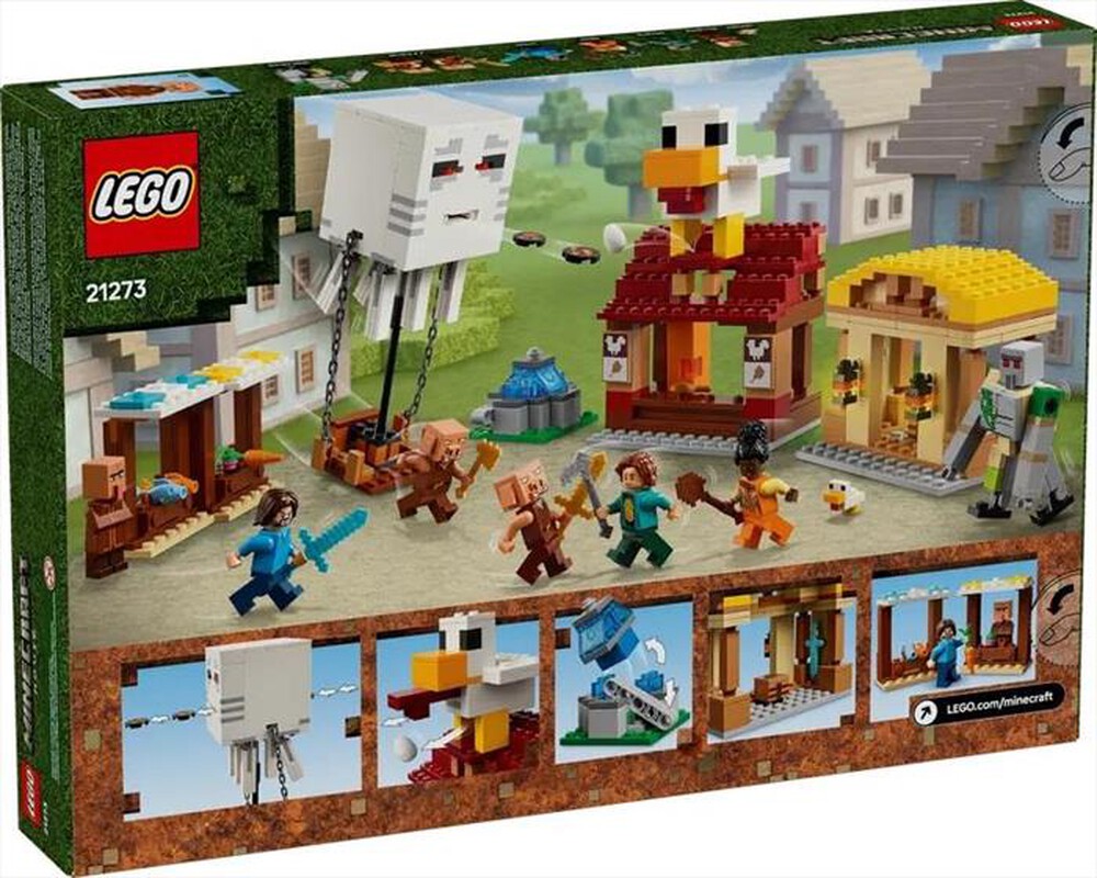"LEGO - MINECRAFT Attacco al villaggio del Ghast - 21273-Multicolore"