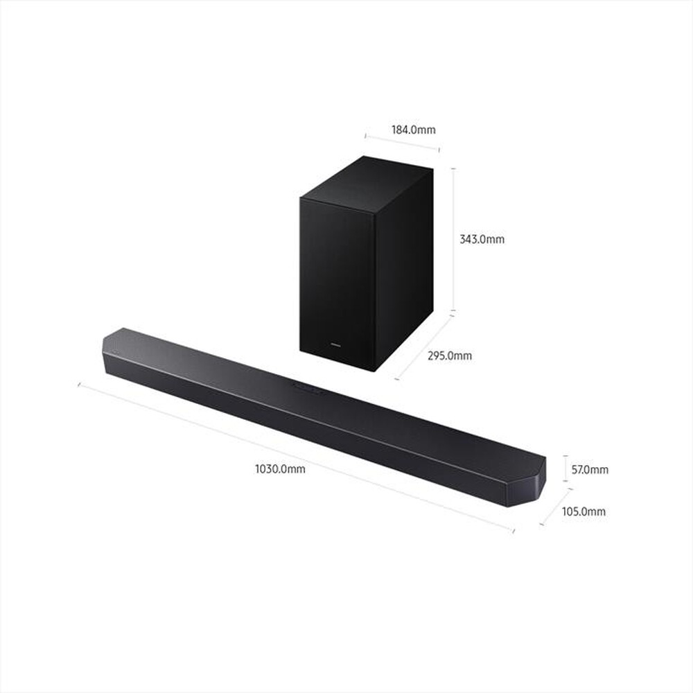 Immagine del prodotto SAMSUNG - Soundbar HW-Q600F/ZF-Titan Black