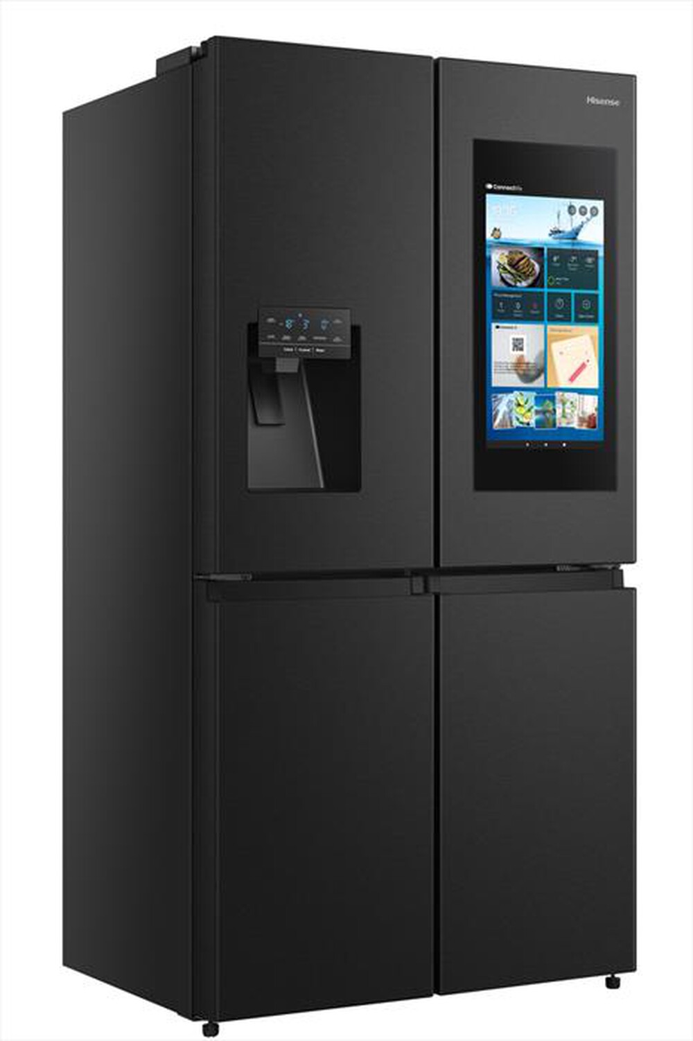 "HISENSE - Frigorifero 4 porte RQ760N4IFE Classe E 585 lt-Black Inox"