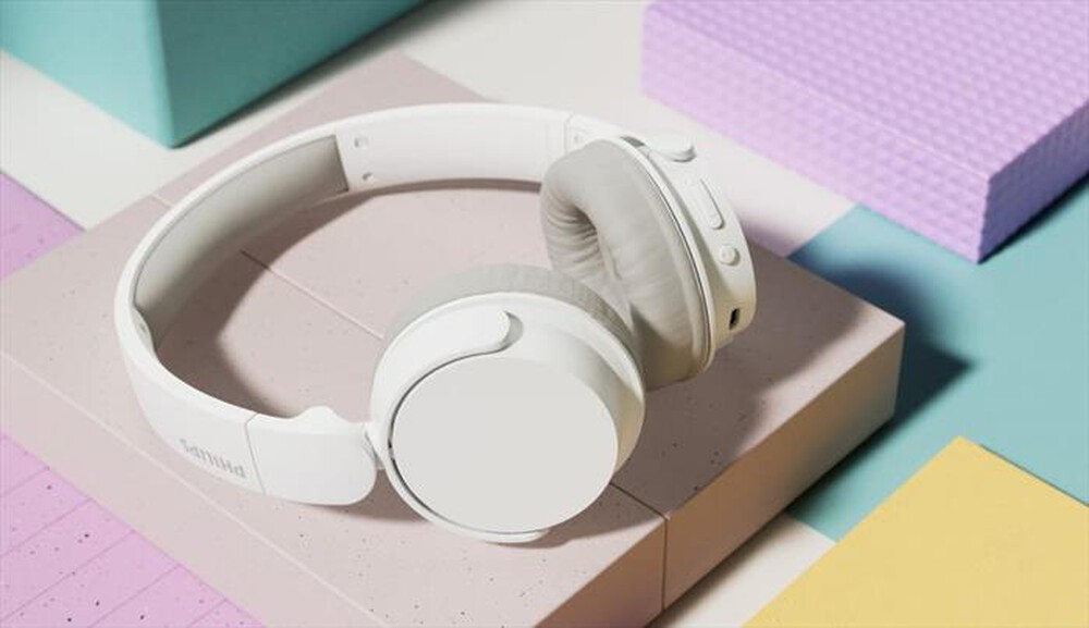 "PHILIPS - Cuffie a padiglione chiuso TAH3209WT/00-White"