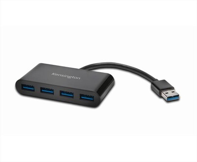 KENSINGTON - POCKETHUB 4 PORTE USB 3.0-Nero