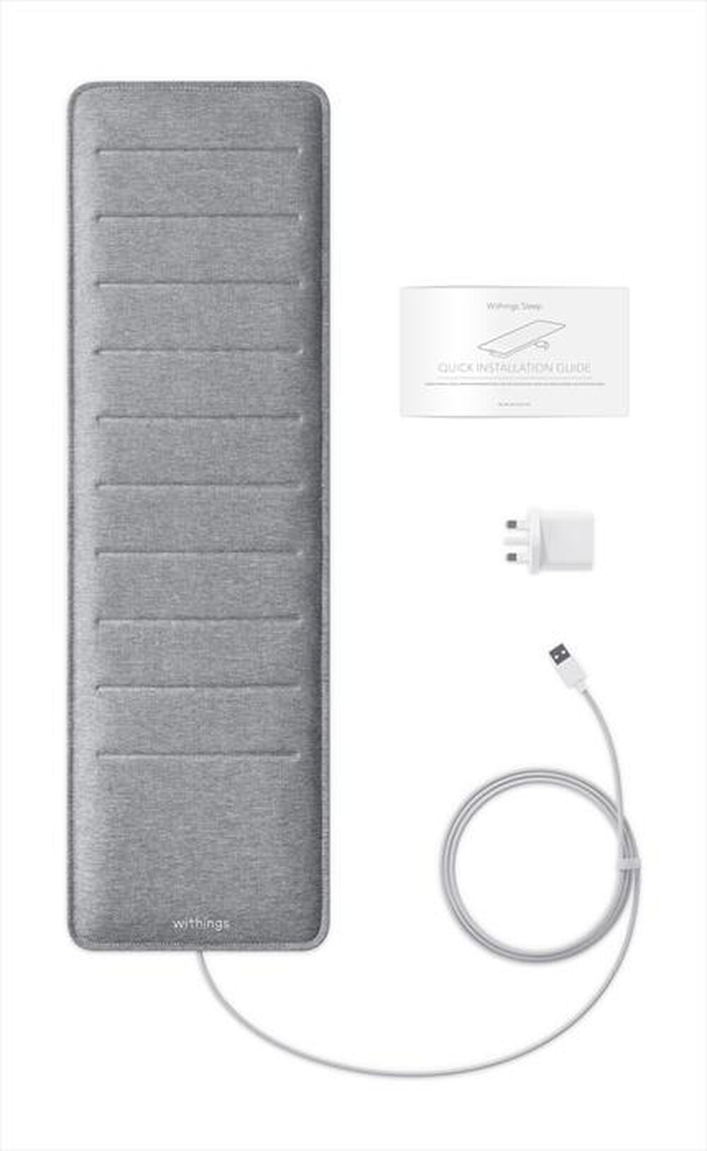 Immagine del prodotto WITHINGS - SENSORE SONNO CON RILEVAMENTO APNEA NOTTURNA-Grigio
