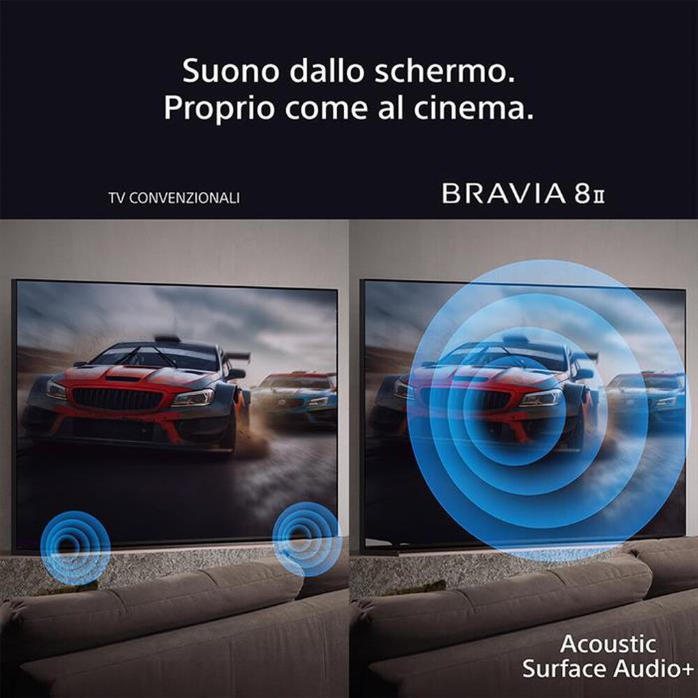 Immagine del prodotto SONY - SMART TV BRAVIA XR QD-OLED 4K 55" K55XR8M25BP.CEI-Nero