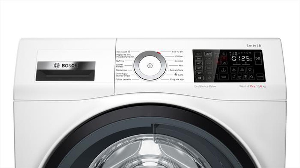 "BOSCH - Lavasciuga WDU8H540IT 10/6 Kg Classe C-BIANCA"