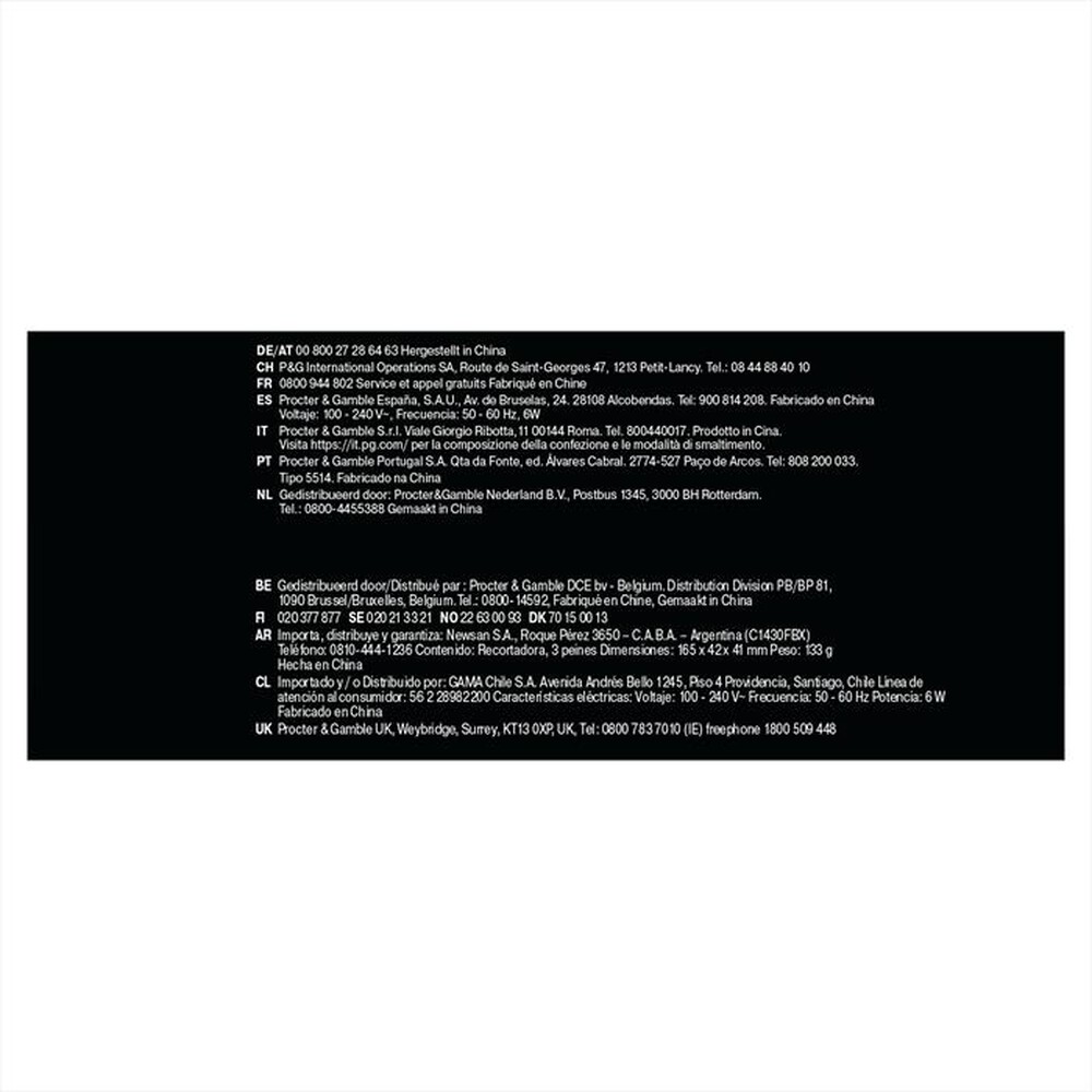 "BRAUN - RIFINITORE BODY BG3340-Nero/Grigio"