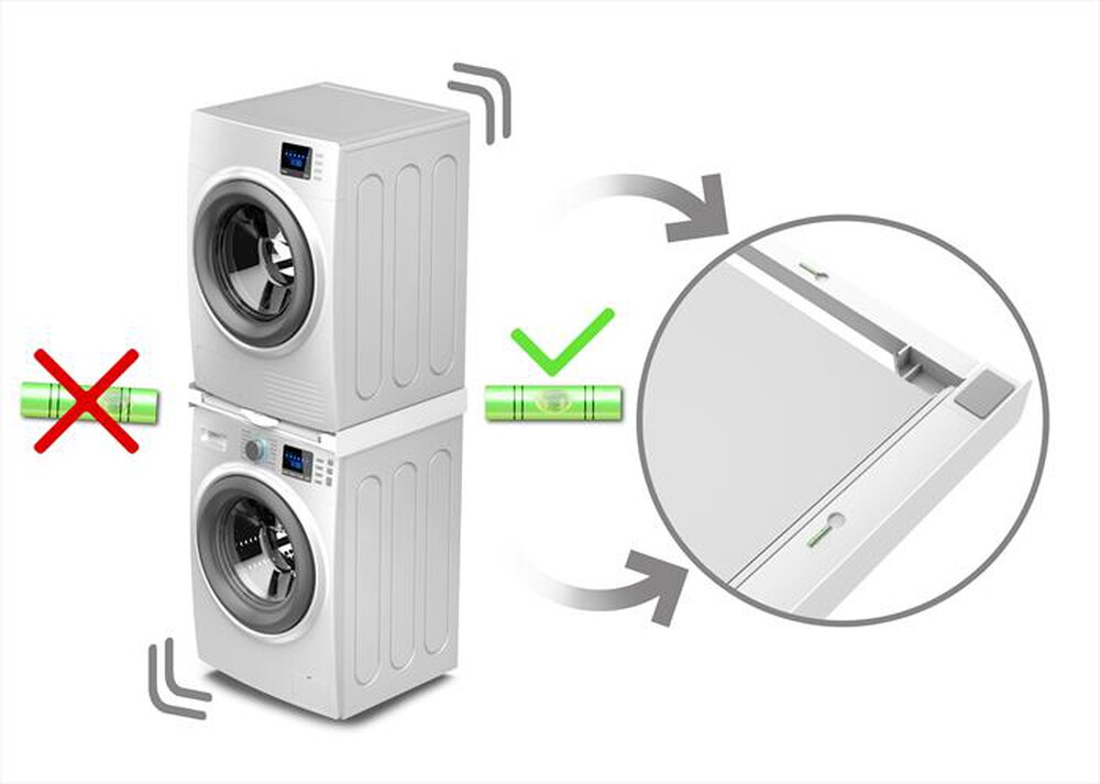 Immagine del prodotto MELICONI - KIT DI SOVRAPPOSIZIONE 656129-Bianco