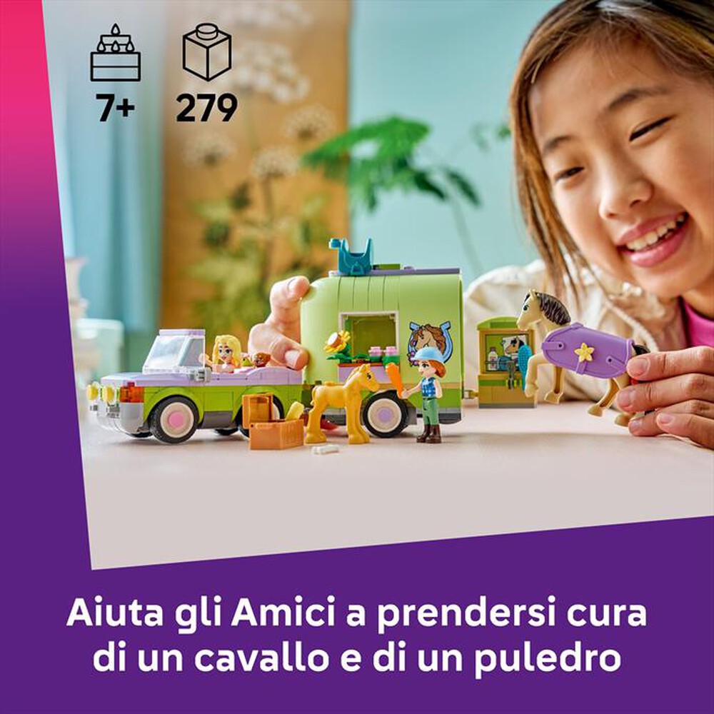 Immagine del prodotto LEGO - FRIENDS Rimorchio per cavallo e puledro - 42695
